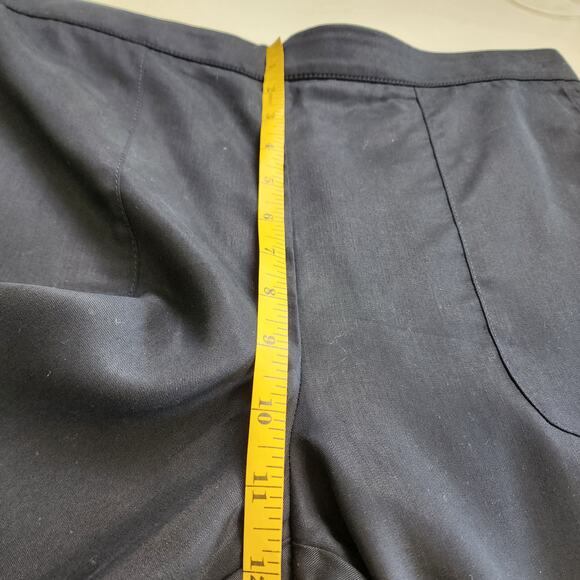 Banana Republic Factory Womens Pull On Taper Pants Size 14 Navy Blue Lightweight - Picture 10 of 12